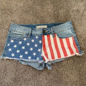 Pacsun | Denim American Flag Shorts